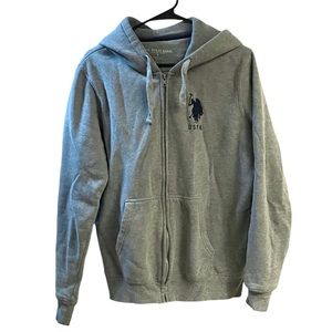 US Polo Association Zip Up Hoodie Size Small